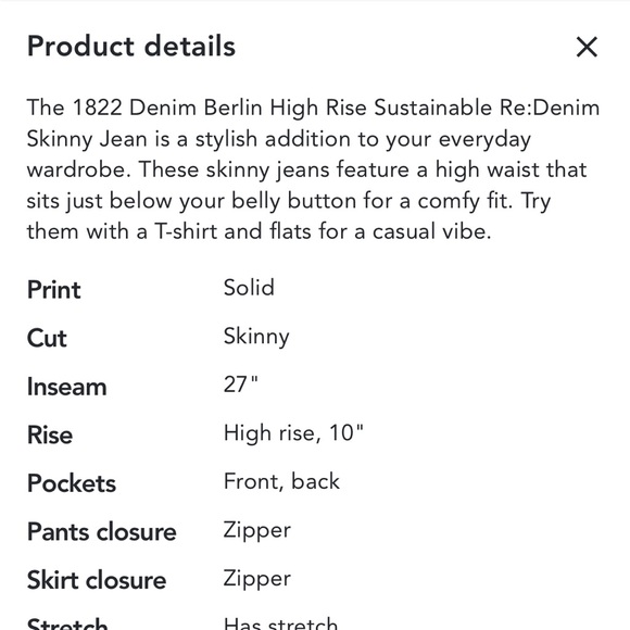 NEW Stitch Fix Jeans - Picture 6 of 7